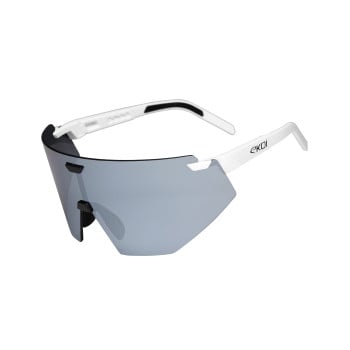 Glasses EKOI Racing AEROLITE White/Black PLATINUM Mirror Cat 3