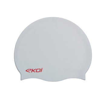 Bonnet natation EKOI Perf WAVECUT SILICON Blanc
