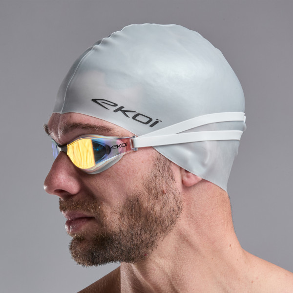 Photo Bonnet natation EKOI Perf WAVECUT SILICON Silver