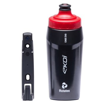 Porte bidon + bidon magn&eacute;tique EKOI Perf CAGE EVO 540 ml Noir