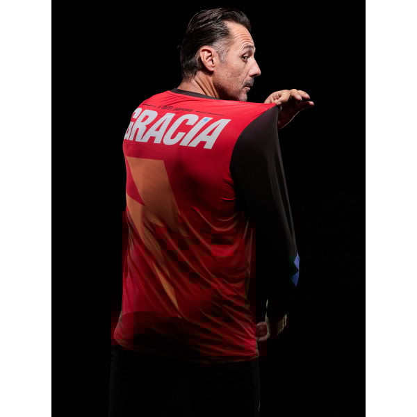 Maillot manches longues EKOI RACING x Cedric Gracia Rouge