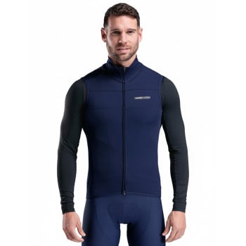 Chaleco t&eacute;rmico hidr&oacute;fugo EKOI Perf RIDE PROTECT Marino