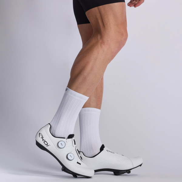 Photo Chaussettes EKOI Perf DYNAMIC LINE 18 cm Blanches