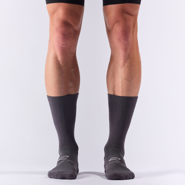 Calcetines de ciclismo EKOI Perf DYNAMIC LINE 18  GRIS
