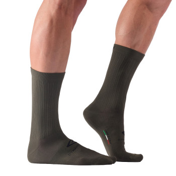 Fietssokken EKOI Perf DYNAMIC LINE 18 KHAKI