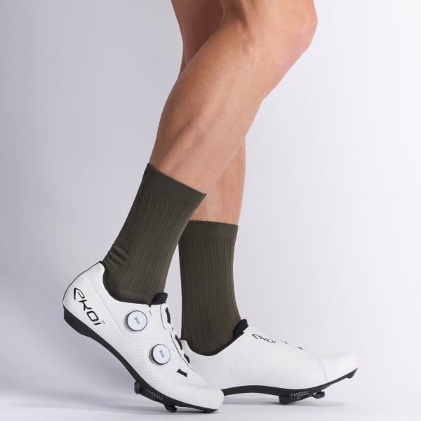 Photo Chaussettes EKOI Perf DYNAMIC LINE 18 cm Kaki