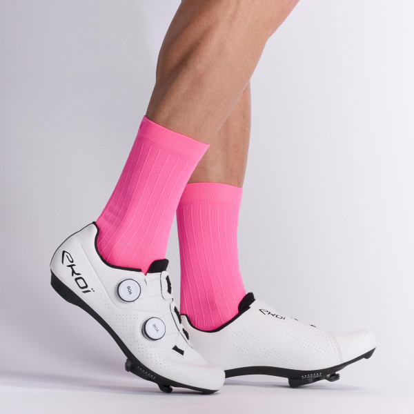 Photo Chaussettes EKOI Perf DYNAMIC LINE 18 cm Rose fluo