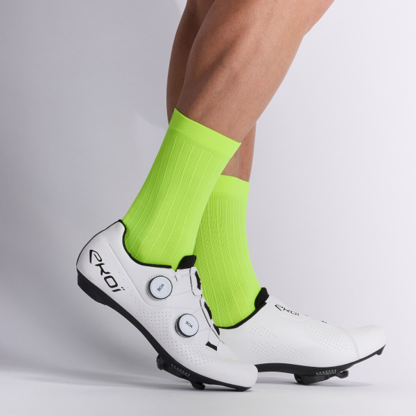 Photo Chaussettes EKOI Perf DYNAMIC LINE 18 cm Jaune fluo