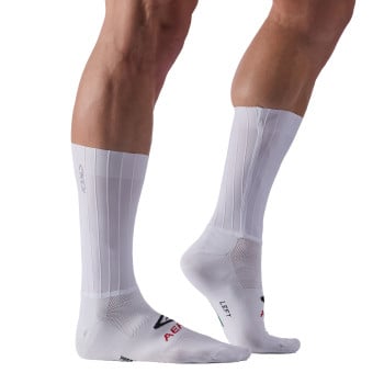 Calze da ciclismo EKOI Racing Aero PRO bianche