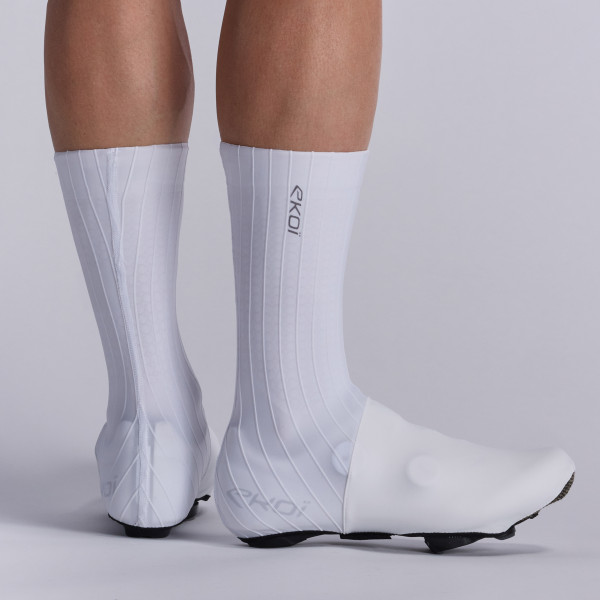 Cubre zapatillas EKOI Racing  AERO PRO Blancos