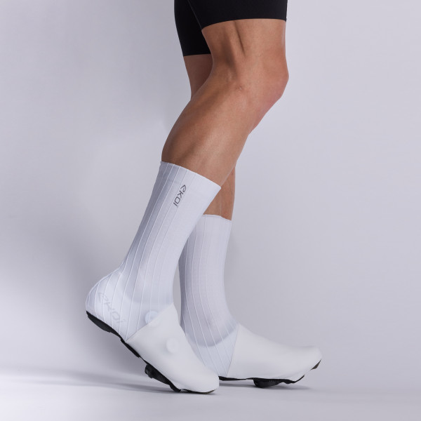 Cubre zapatillas EKOI Racing  AERO PRO Blancos