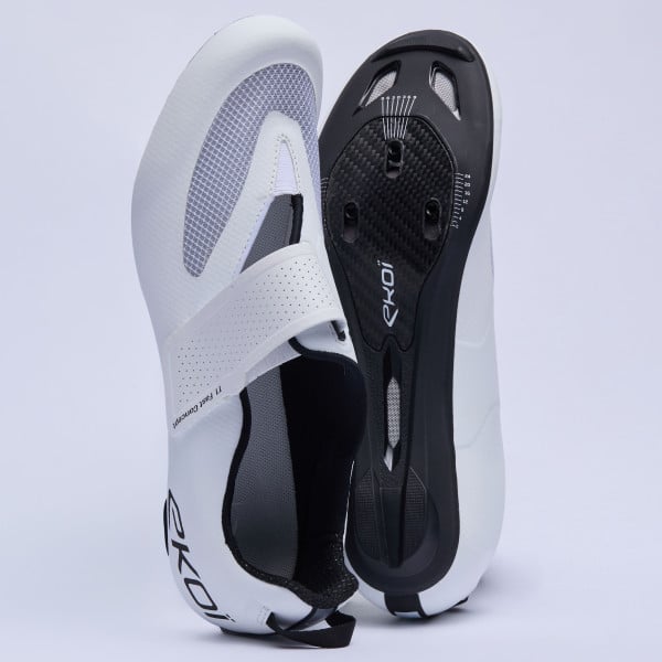 Zapatillas de triatlón EKOI Perf TRI R4 LIGHT blancas