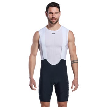 Pantaloncino EKOI Perf GEL ULTIMATE Nero Logo Bianco