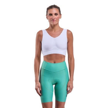 Cuissard femme EKOI Perf GEL POWER CROSS sans bretelles Anis