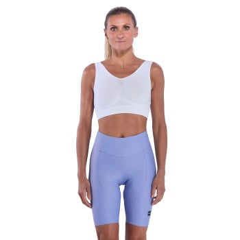 Cuissard femme EKOI Perf GEL POWER PIXEL sans bretelles Lilas