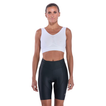 Dames GEL POWER CROSS Fietsbroek Zonder Bretels EKOI Perf Zwart