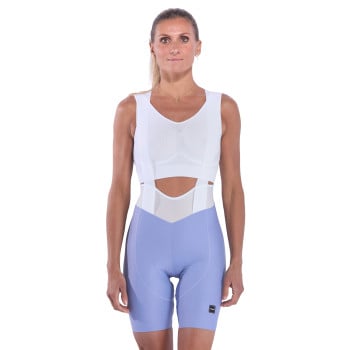 Cuissard femme EKOI Perf GEL POWER PIXEL Lilas