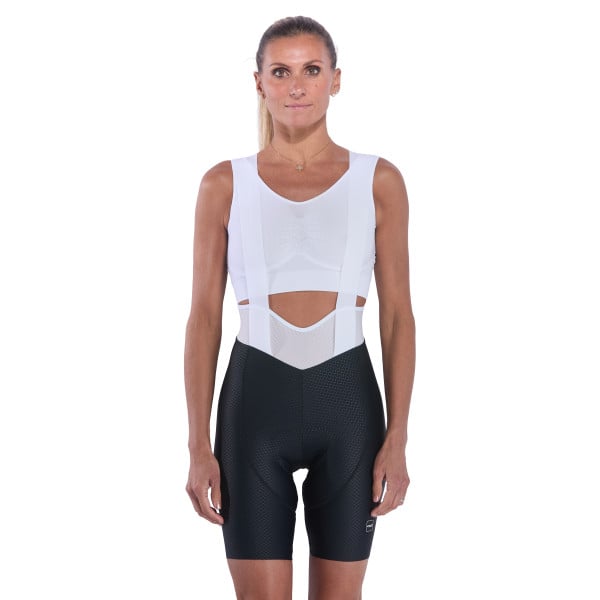 Culotte con tirantes de mujer EKOI Perf GEL POWER CROSS Negro