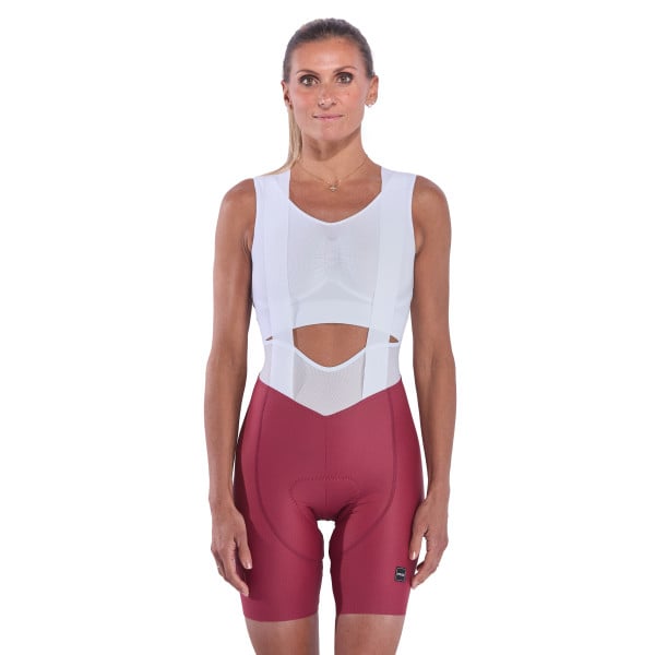 Photo Cuissard femme EKOI Perf GEL POWER PIXEL Bordeaux