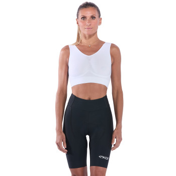 Damen-Radhose EKOI Perf GEL POWER ohne Tr&auml;ger Schwarz