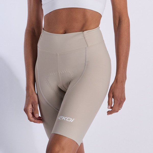 Culote de mujer EKOI Perf GEL POWER sin tirantes Arena