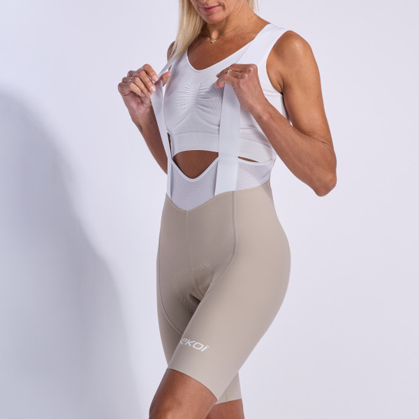 Culotte con tirantes de mujer EKOI Perf GEL POWER Arena
