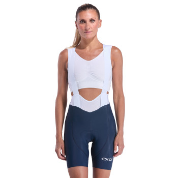 Cuissard femme EKOI Perf GEL POWER court Marine
