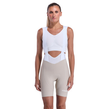 Dames Fietsbroek EKOI Perf GEL POWER Zand