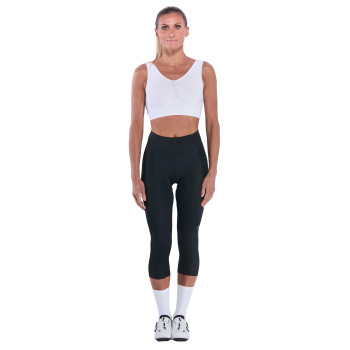 Damskie spodnie 3/4 bez szelek EKOI Perf GEL POWER PIXEL Czarne