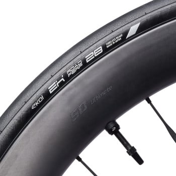Pack Paire 2 Pneus Road EKOI Perf 28 TUBELESS READY Noir 