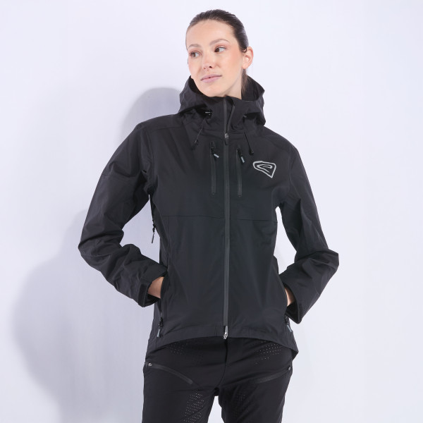 Chaqueta de lluvia mujer EKOI Racing MTB FURY Negro