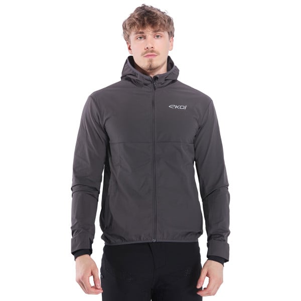 Chaqueta cortavientos EKOI Perf MTB POCKET ROAM Antracita