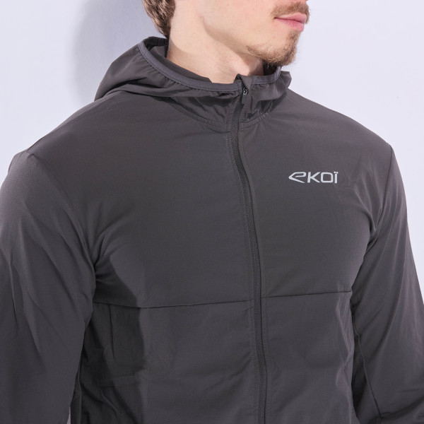 Chaqueta cortavientos EKOI Perf MTB POCKET ROAM Antracita