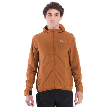 Chaqueta cortavientos EKOI Perf MTB POCKET ROAM Caramelo