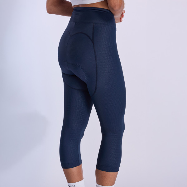 Culotte pirata de mujer EKOI Perf GEL POWER PIXEL sin tirantes Azul marino