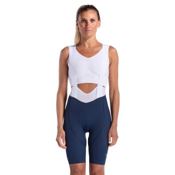Cuissard femme EKOI Perf GEL POWER PIXEL Marine