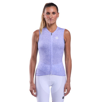 Maillot femme EKOI Perf LEO sans manches Lilas