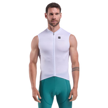 &Auml;rmelloses EKOI Perf STREAMLINE Trikot Wei&szlig;