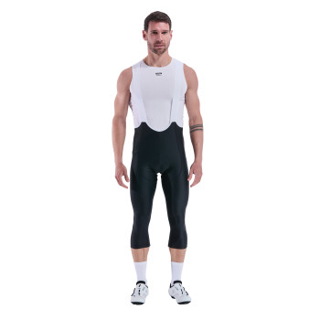 GEL ULTIMATE CROSS Driekwart Fietsbroek tussenseizoen EKOI Perf Zwart