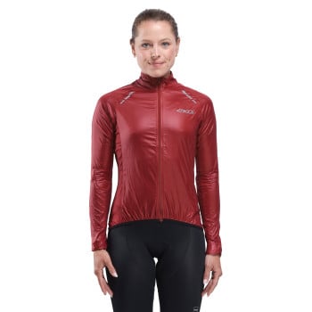 Chaqueta cortavientos mujer EKOI Perf LIGHT LASER Burdeos