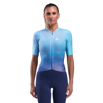 Damen-Rennrad-Skinsuit EKOI Perf RADIANCE Blau