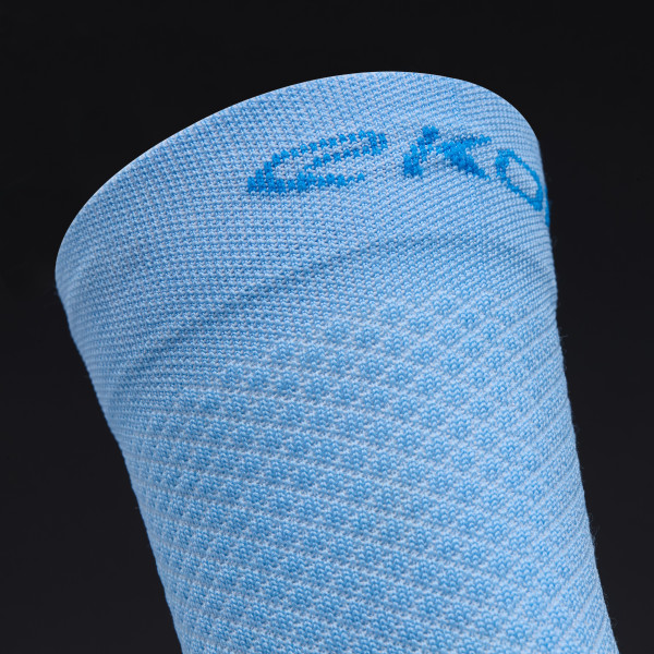 Calcetines de mujer para ciclismo EKOI Perf ESTATE 16 cm Azul