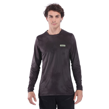 MTB Enduro Trikot EKOI Perf RUSH TIE DYE Langarm Schwarz