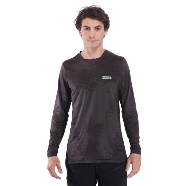 Photo Maillot VTT enduro EKOI Perf RUSH TIE DYE manches longues Noir
