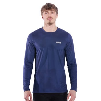MTB enduro RUSH TIE DYE Lange Mouwen shirt EKOI Perf Blauw