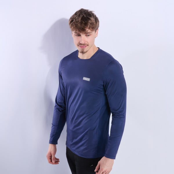 Photo Maillot VTT enduro EKOI Perf RUSH TIE DYE manches longues Bleu