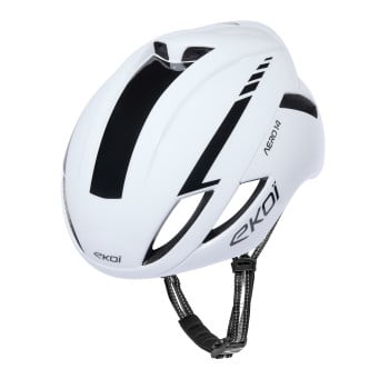 EKOI Perf AERO14-hjelm i hvid Black Design 
