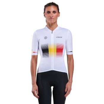 Damen-Radtrikot EKOI Perf FLAG Belgien
