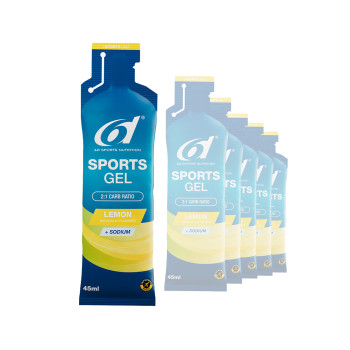 Energie-Gels 6D SPORTS 6 x 45 ml Zitrone