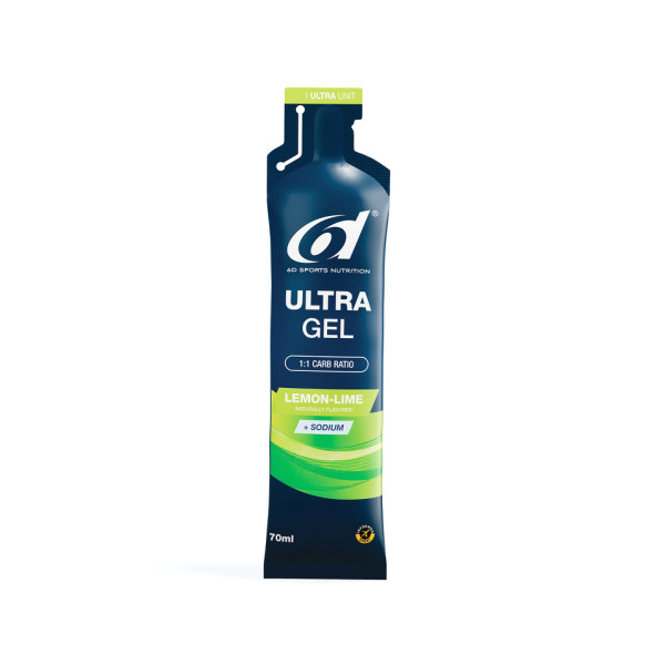 Geles energéticos 6D ULTRA 6 x 70 ml Limón Lima
